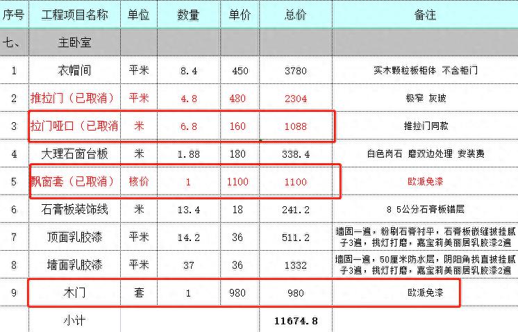 5.78万装修的家，好多人表示不信，给你们看一下具体消费明细