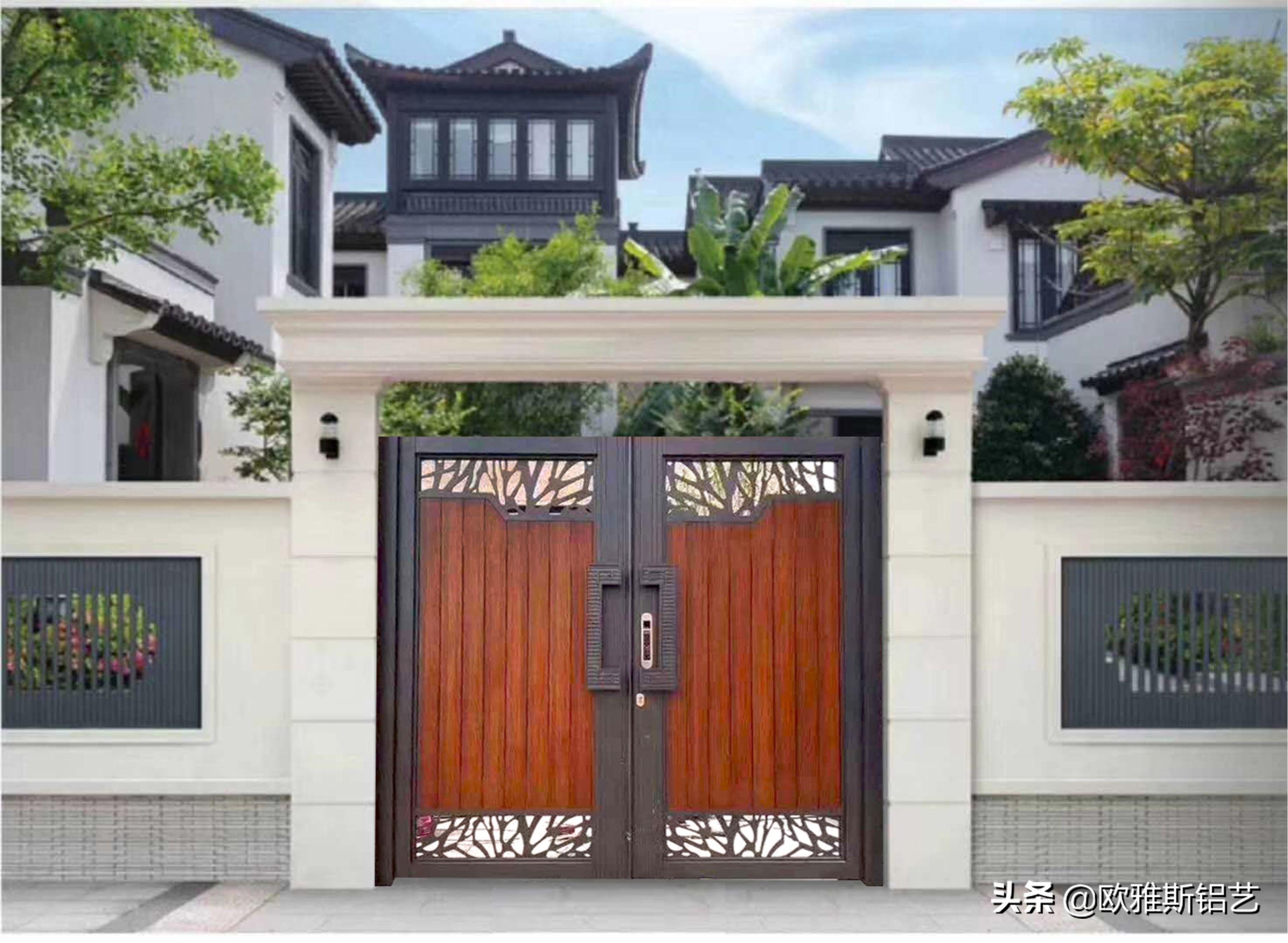 庭院大门怎么选？这10款超赞的庭院门实拍，绝对让你一眼就爱上