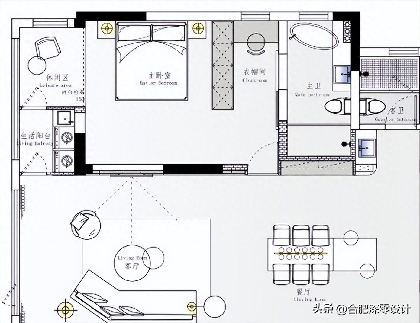 卫生间门正对着床，无非也就是这3种常见做法，适合大多数的家庭