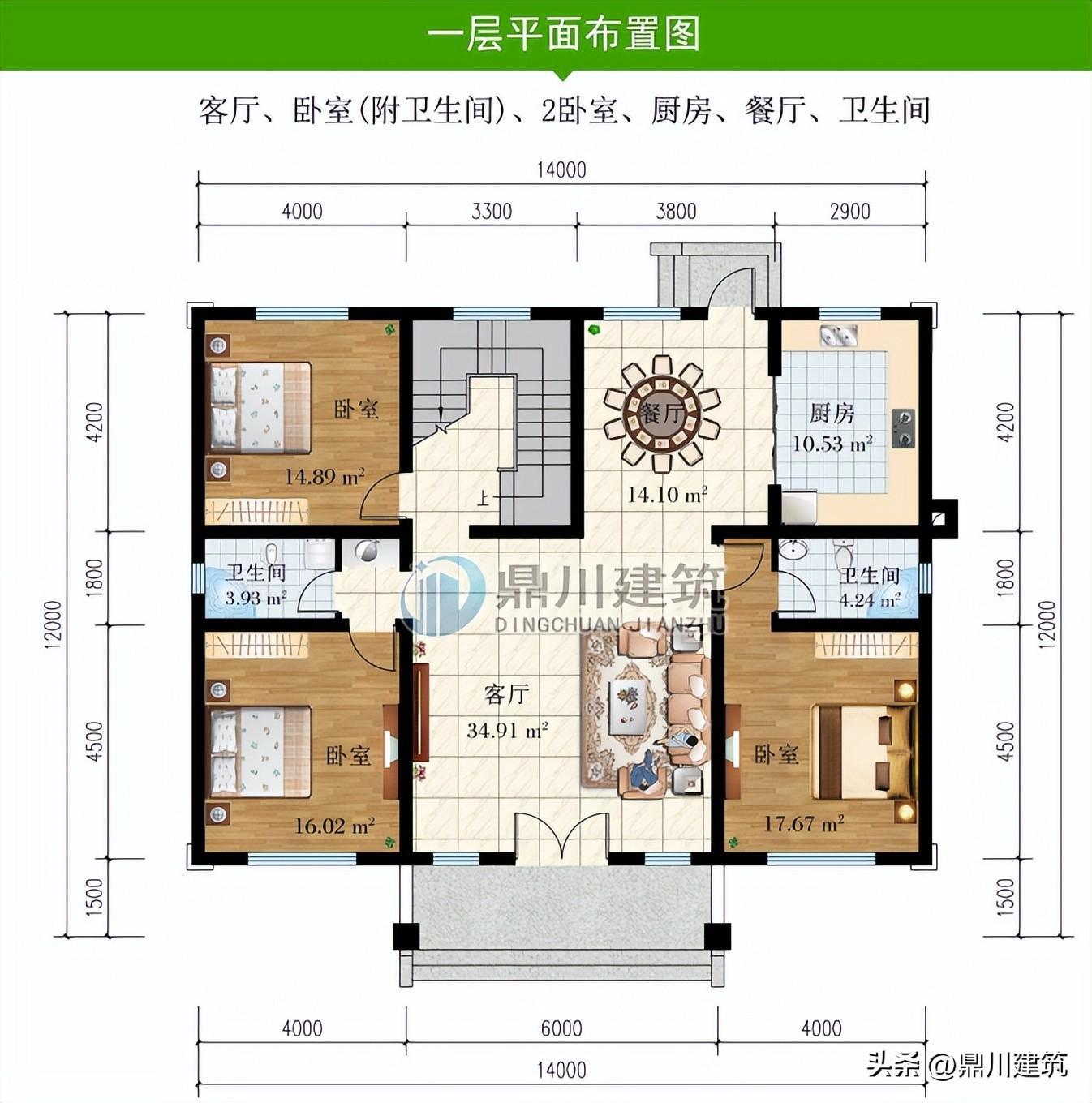 6套自建房别墅，每套都基于农村习俗而建，实用又耐看，布局舒适