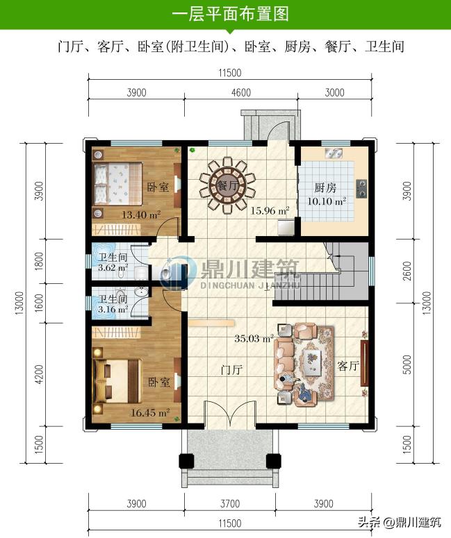 6套自建房别墅，每套都基于农村习俗而建，实用又耐看，布局舒适