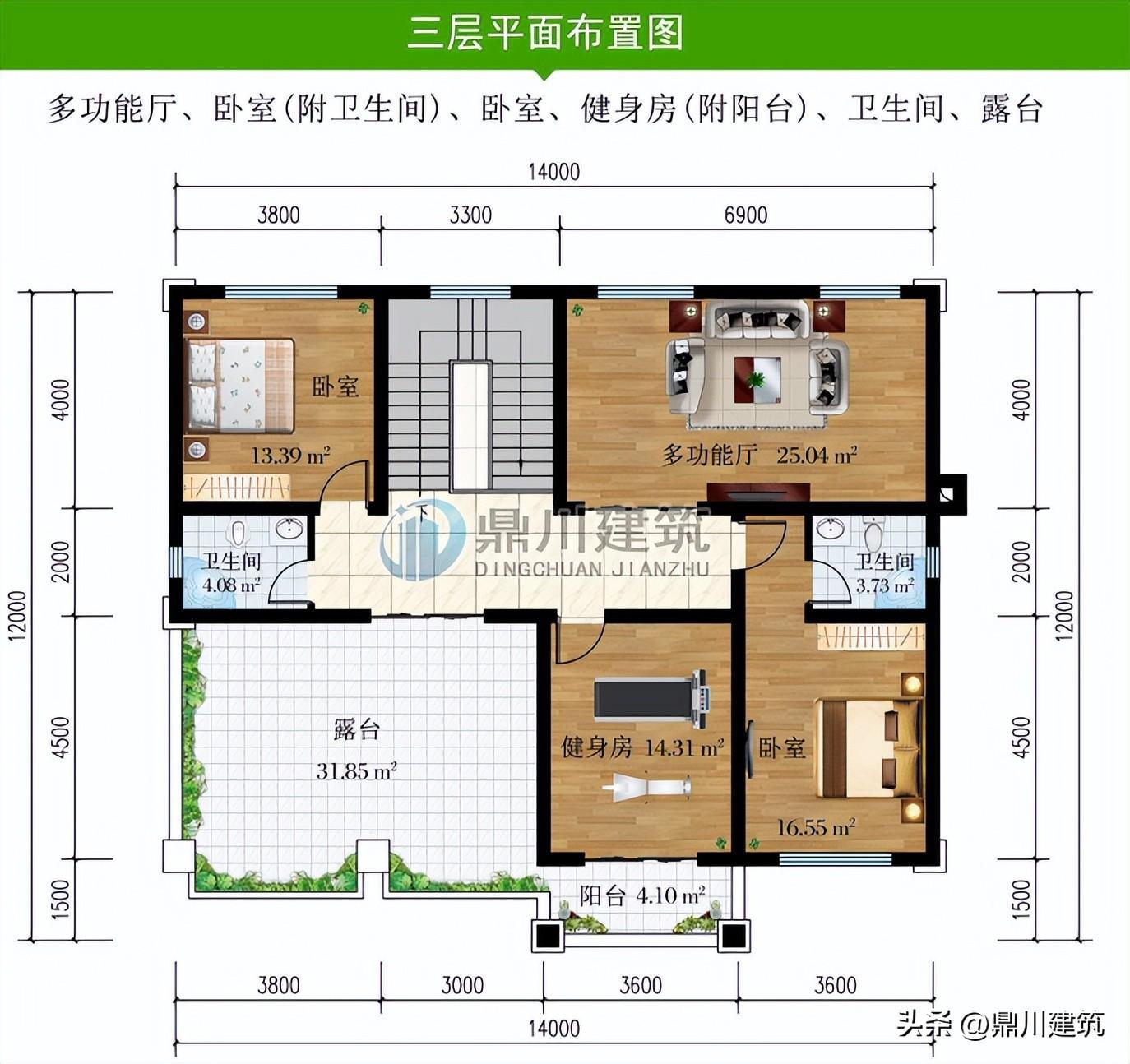 6套自建房别墅，每套都基于农村习俗而建，实用又耐看，布局舒适