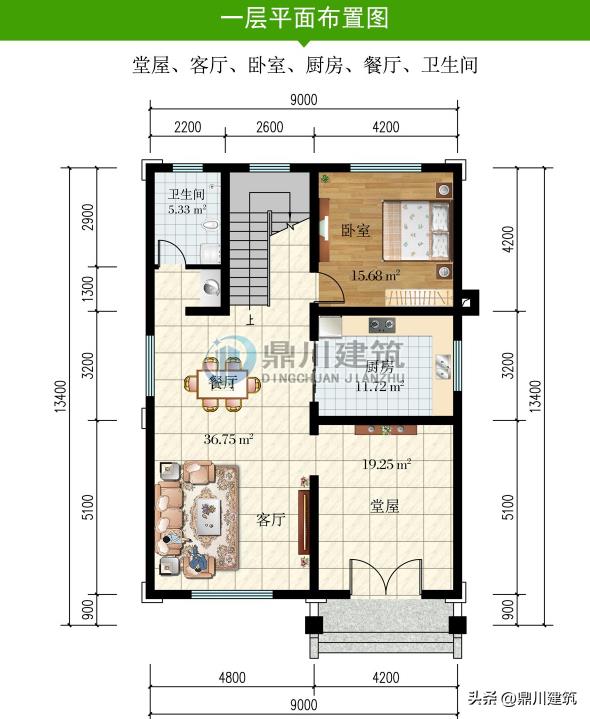 6套自建房别墅，每套都基于农村习俗而建，实用又耐看，布局舒适