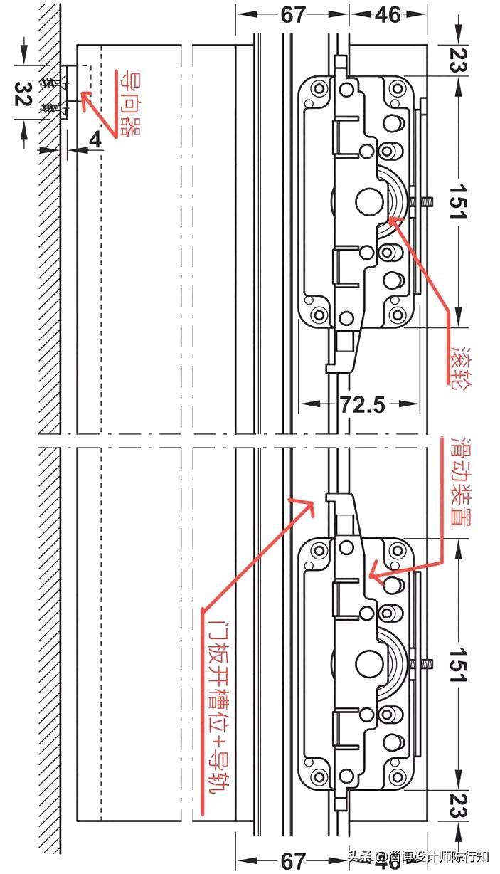 地轨、隐藏轨推拉门及折叠门的构造做法，值得收藏！