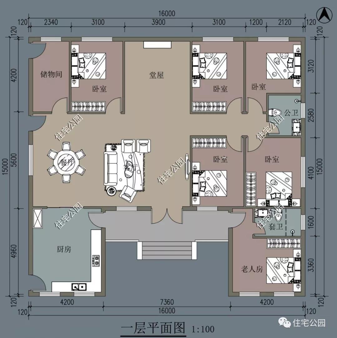 200平的房子设计四个入户门，重庆程先生这样做，究竟是为了啥？