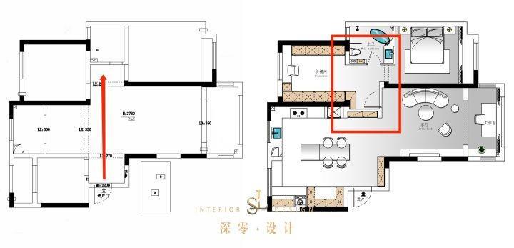 入户门正对卫生间，这种尴尬事很好解决，4种方法适合大部分家庭