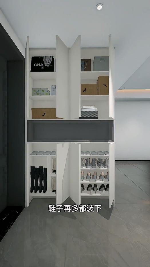 进门就是厨房和客厅，她家居然能把玄关做的这么好？太好抄了