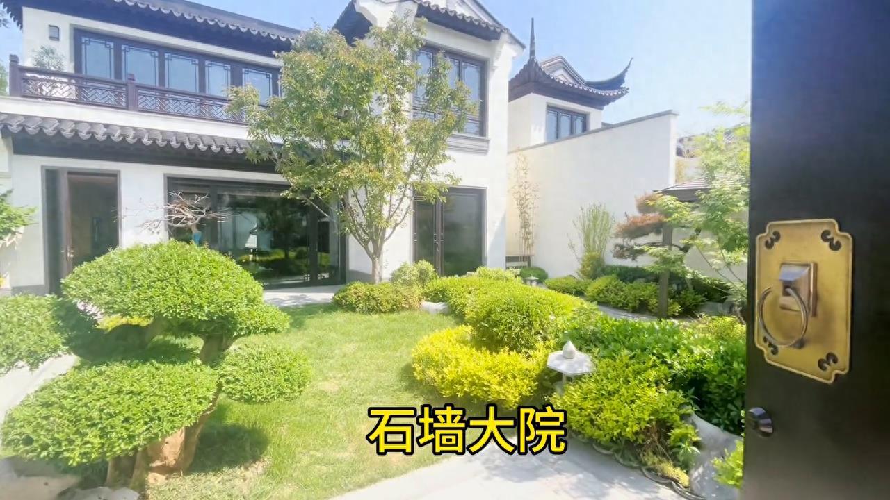 别墅设计：庭院大门，石墙大院