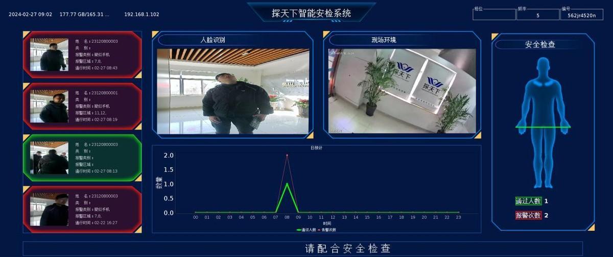 人脸识别安检门：颠覆传统 安全创新