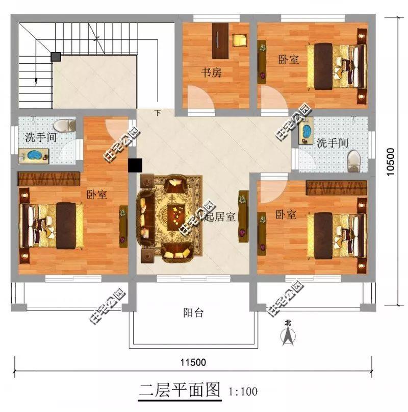 12个实建房案例，9套经典别墅户型，第7套托斯卡纳美墅很受欢迎