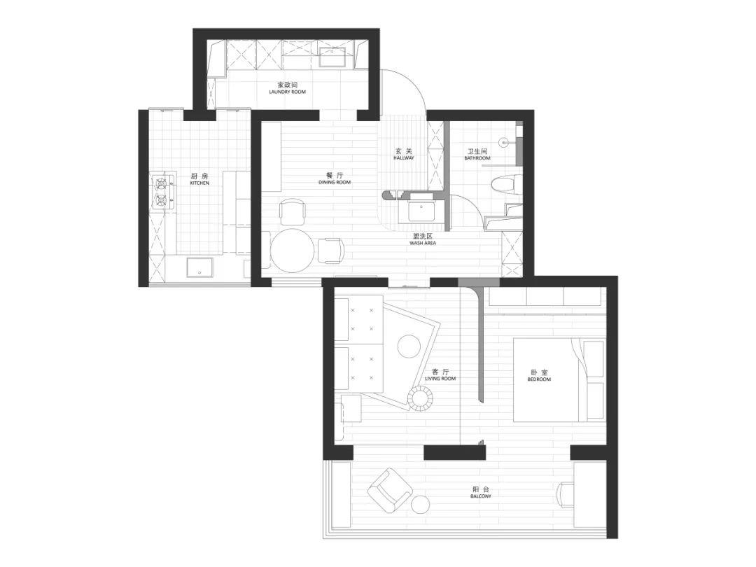 上世纪的北京老公房，50m²逆袭全靠垒墙