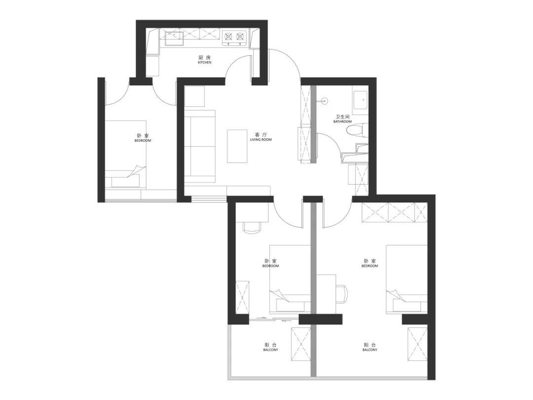 上世纪的北京老公房，50m²逆袭全靠垒墙