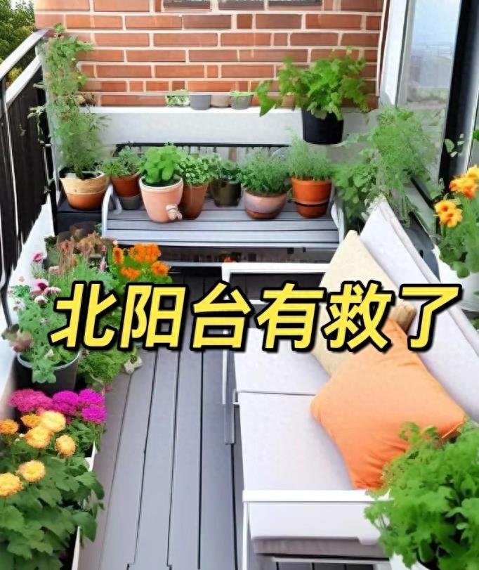 浙江姑娘的6㎡北阳台走红：封闭式设计，养花种菜，住着美滋滋