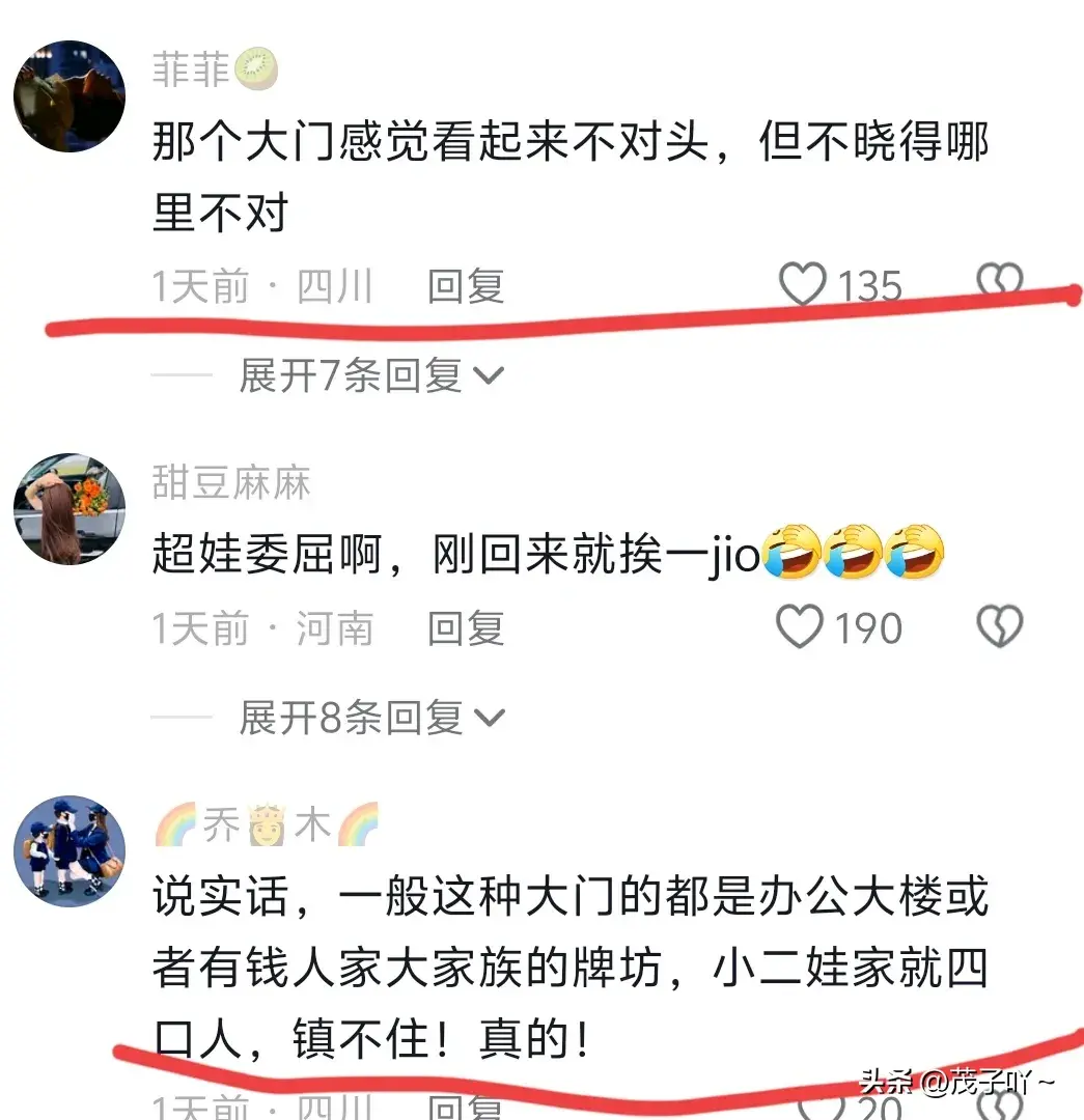 川乡小妹儿家别墅全貌曝光，大门看着很雄伟，比型男家别墅更气派