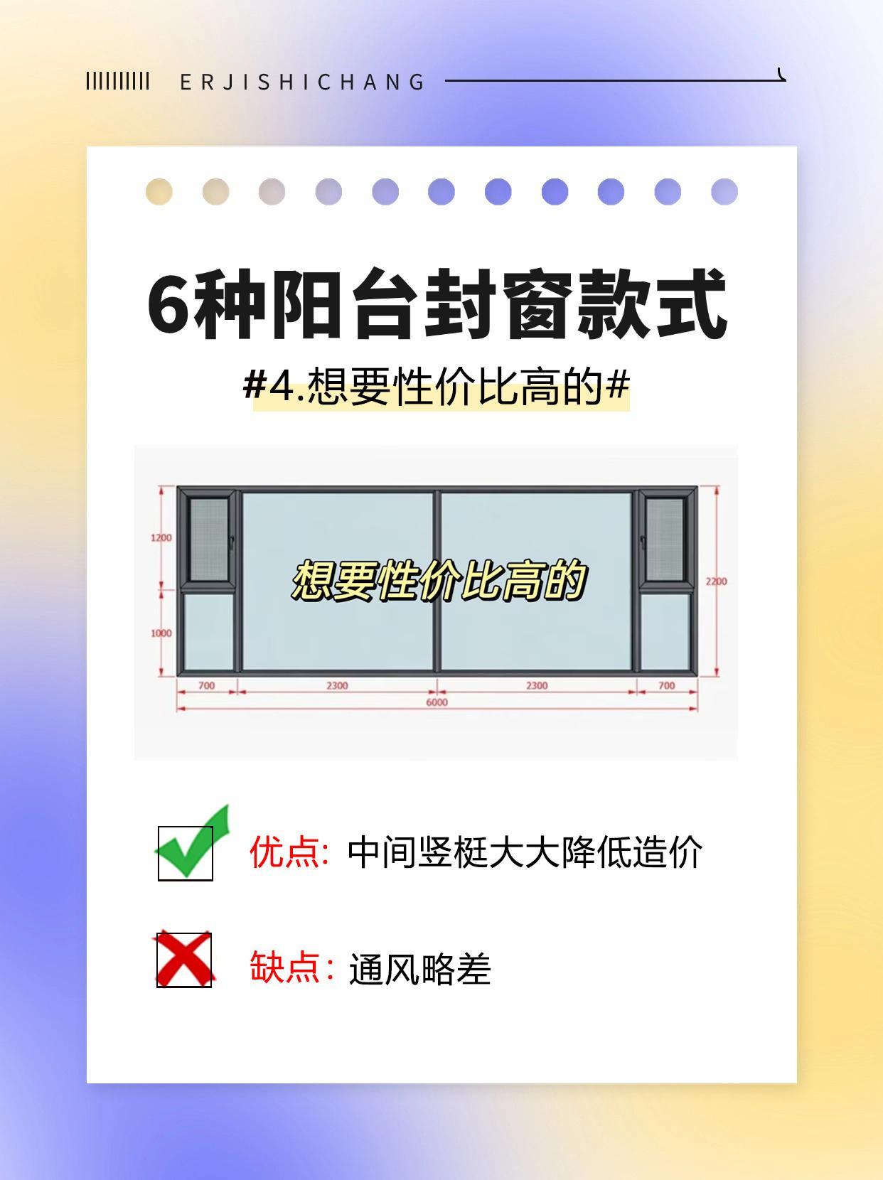 6种阳台封窗方案，您喜欢哪一款？