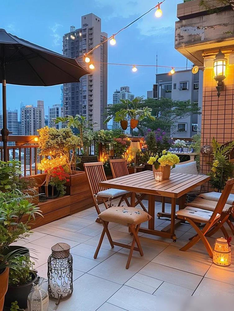 為瞭一個露臺，堅持買瞭頂樓房，改造成露臺花園美翻瞭