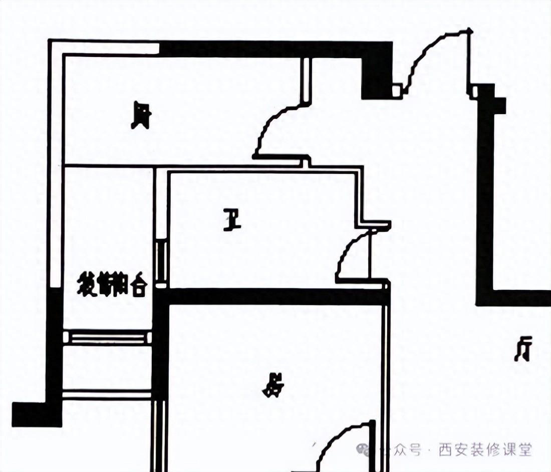 廚房陽臺有衛生間窗戶，這房咋裝？