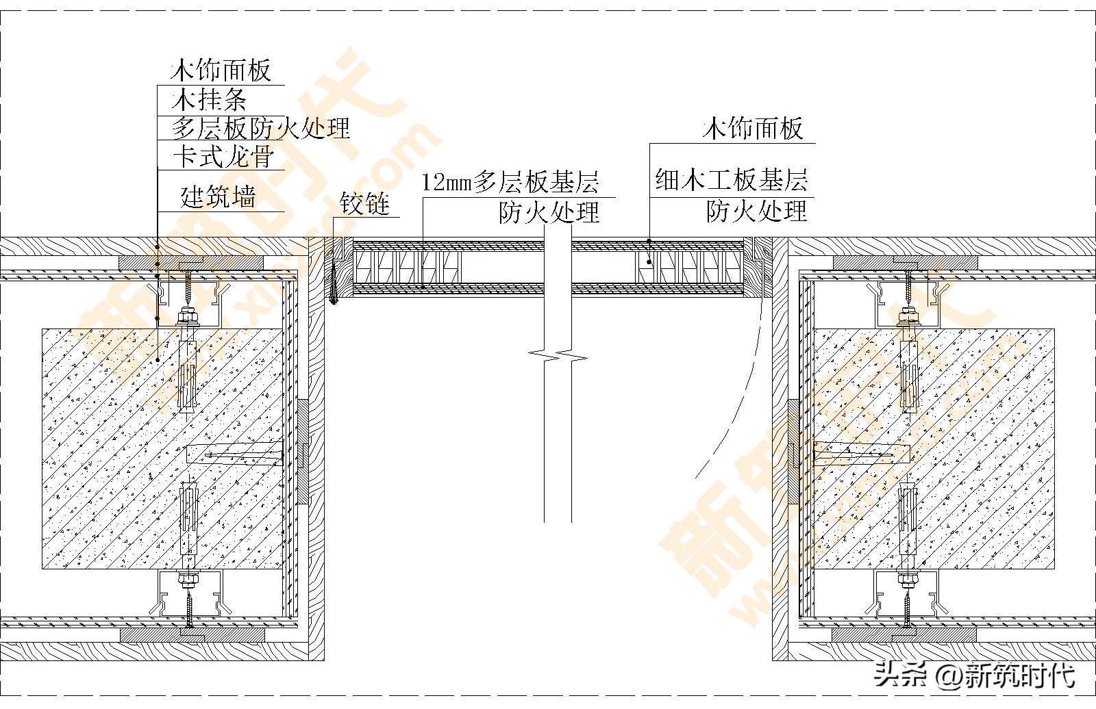 混凝土基層門套施工工藝分享：