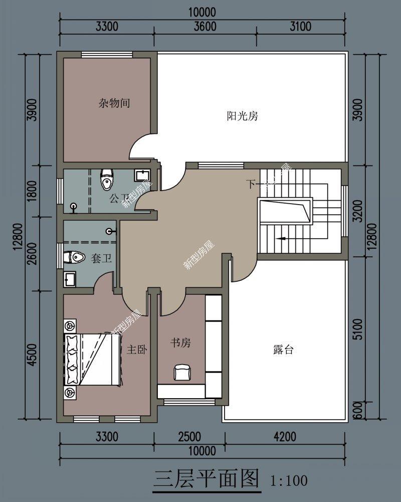 農村別墅想建得大氣，怎麼能少得瞭挑空客廳？這10套圖紙快收藏好