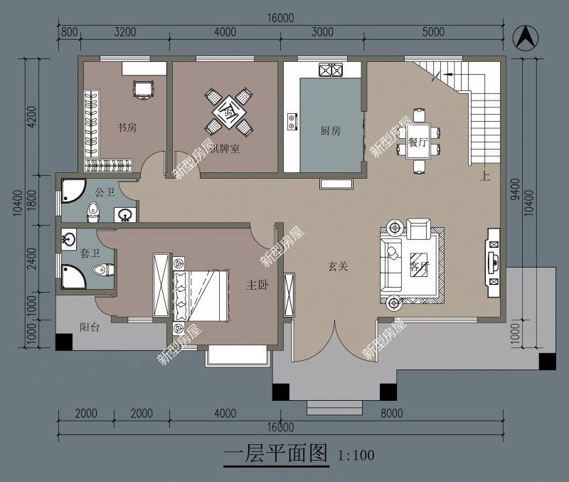 農村別墅想建得大氣，怎麼能少得瞭挑空客廳？這10套圖紙快收藏好