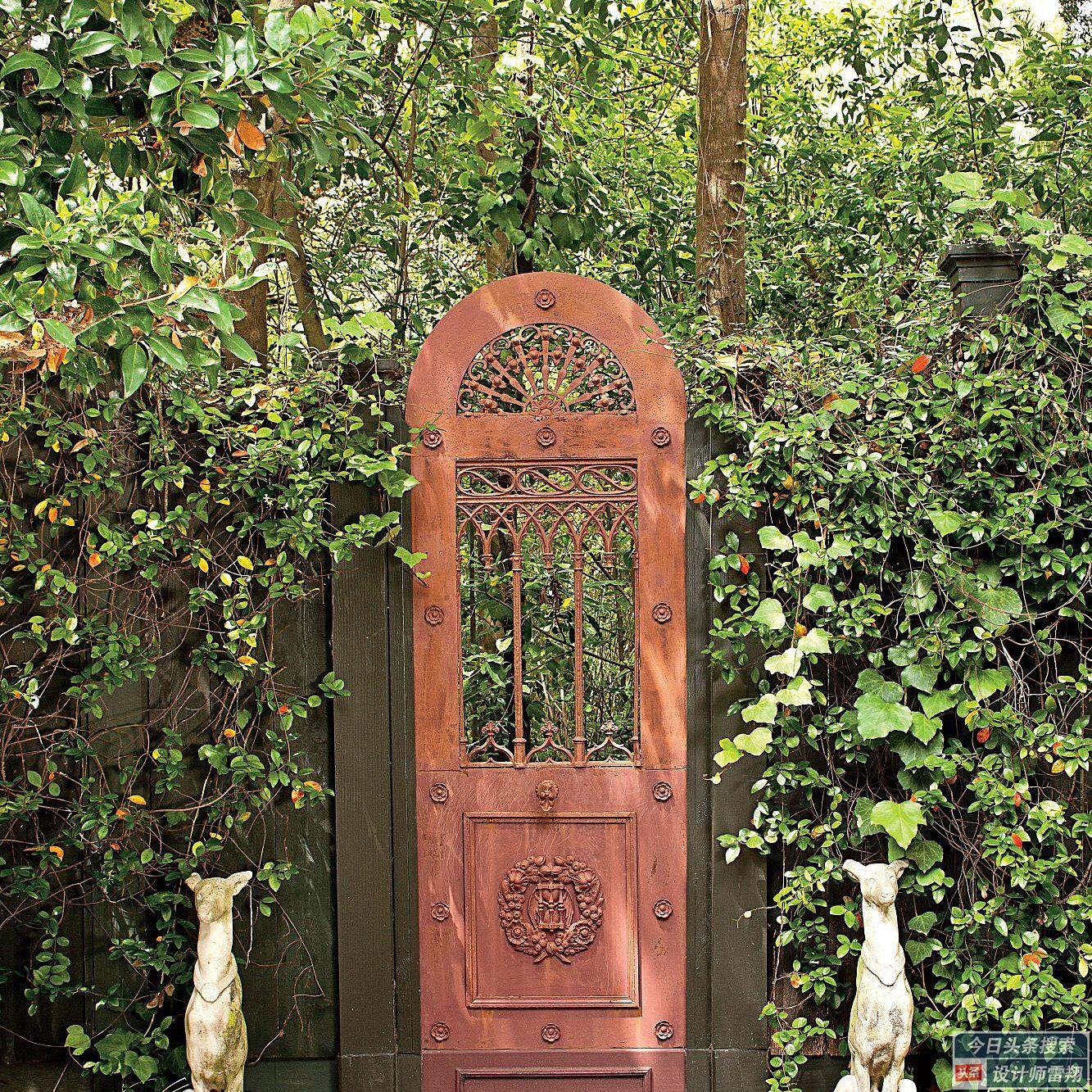 135 creative courtyard gates to share, say goodbye to the sameness and make your yard unique