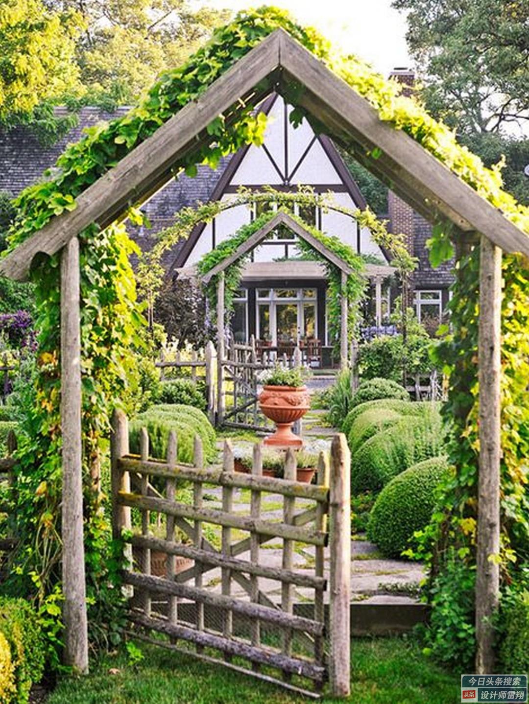 135 creative courtyard gates to share, say goodbye to the sameness and make your yard unique