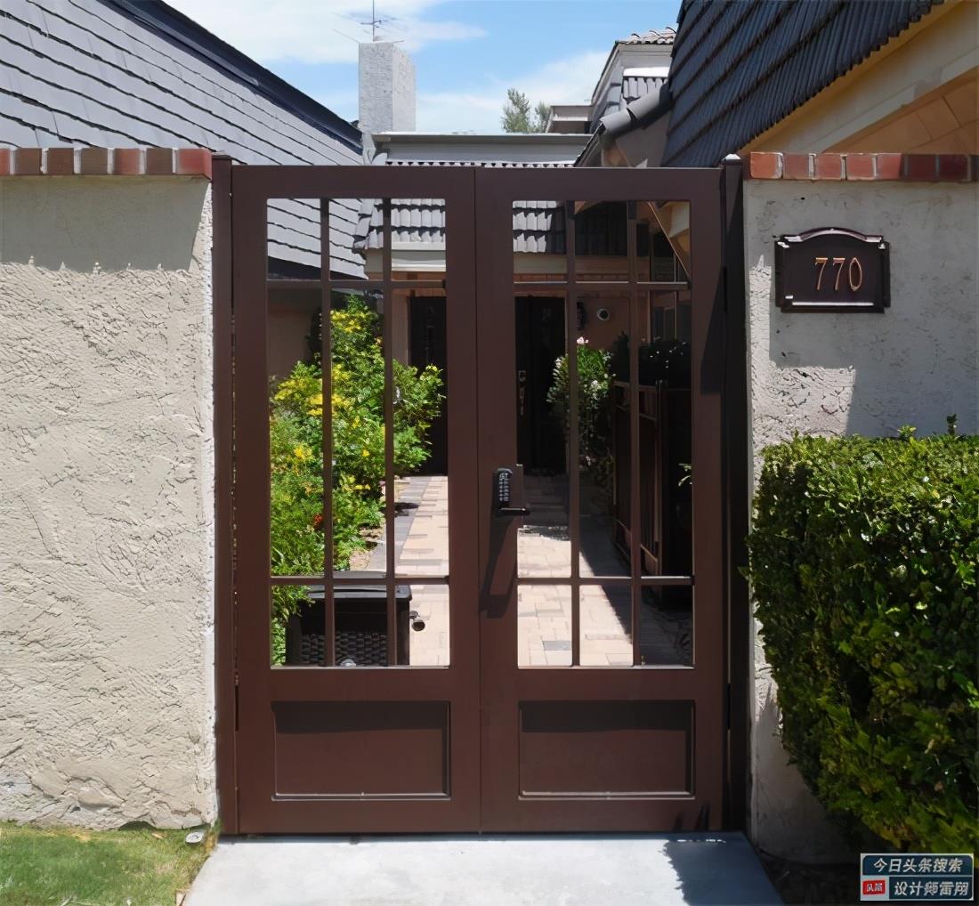 135 creative courtyard gates to share, say goodbye to the sameness and make your yard unique