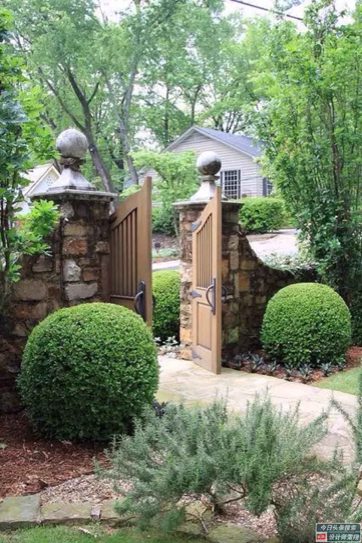 135 creative courtyard gates to share, say goodbye to the sameness and make your yard unique