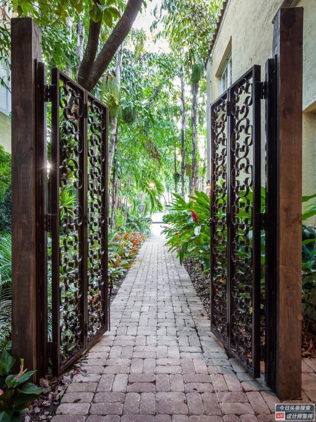135 creative courtyard gates to share, say goodbye to the sameness and make your yard unique