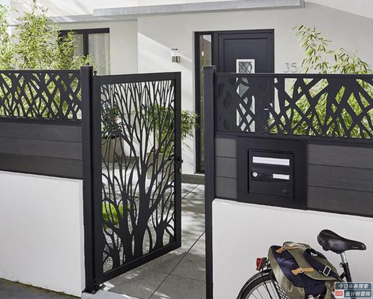 135 creative courtyard gates to share, say goodbye to the sameness and make your yard unique
