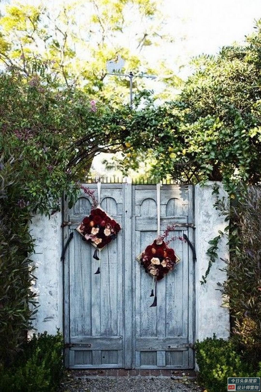 135 creative courtyard gates to share, say goodbye to the sameness and make your yard unique