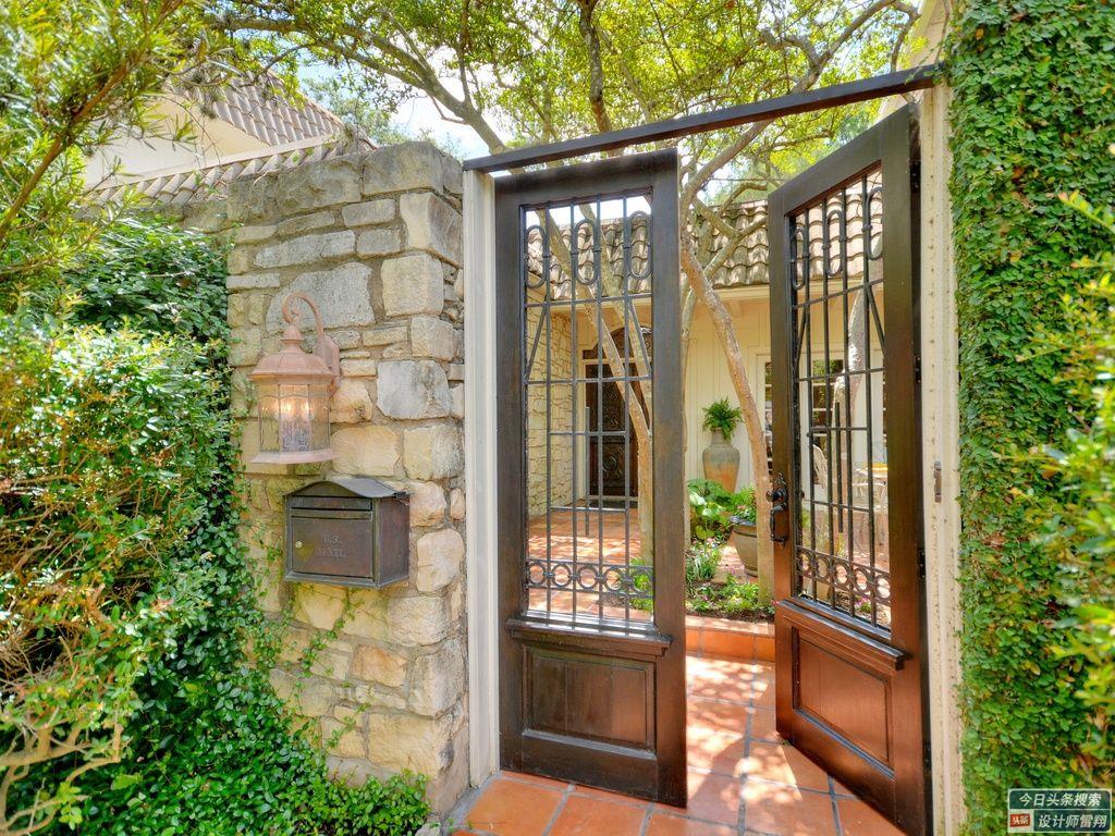 135 creative courtyard gates to share, say goodbye to the sameness and make your yard unique