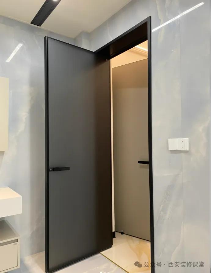 There are N ways to do bathroom doors. I didn’t expect there were so many ways.