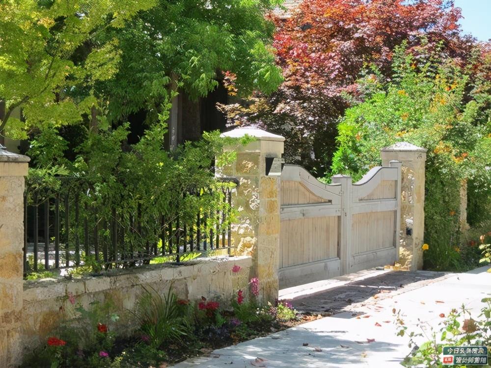 135 creative courtyard gates to share, say goodbye to the sameness and make your yard unique