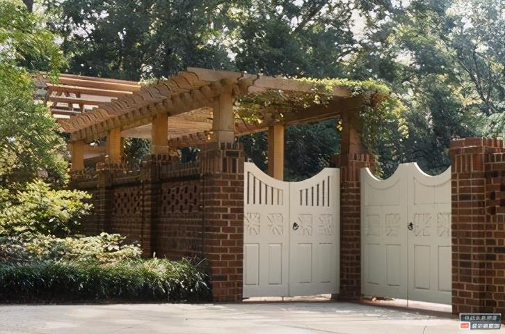 135 creative courtyard gates to share, say goodbye to the sameness and make your yard unique
