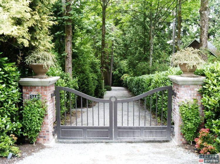 135 creative courtyard gates to share, say goodbye to the sameness and make your yard unique