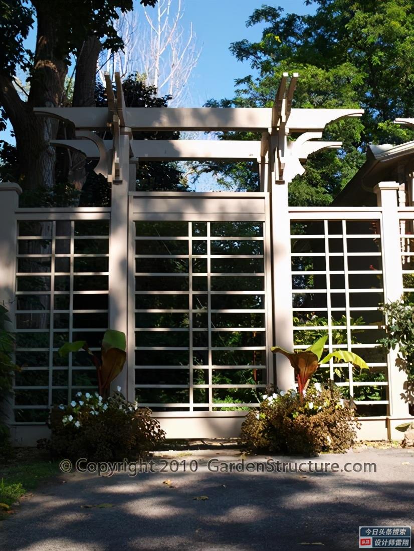 135 creative courtyard gates to share, say goodbye to the sameness and make your yard unique