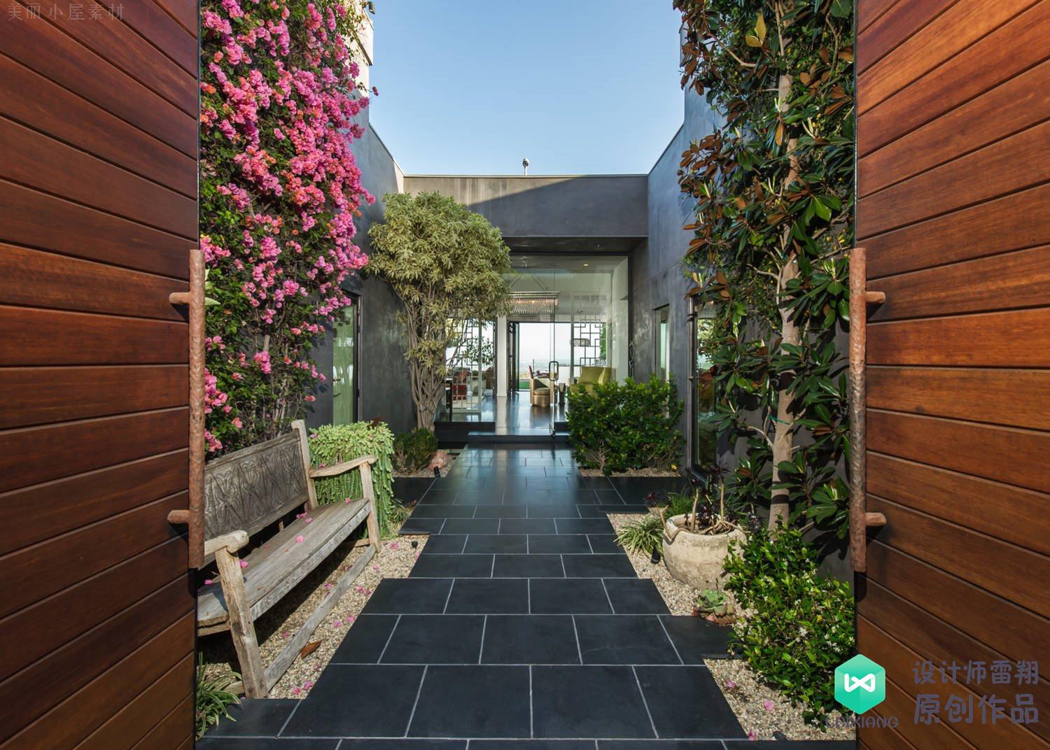Courtyard design experience: How to make courtyard gates? Take a look at these 43 photos of real-life courtyard cases