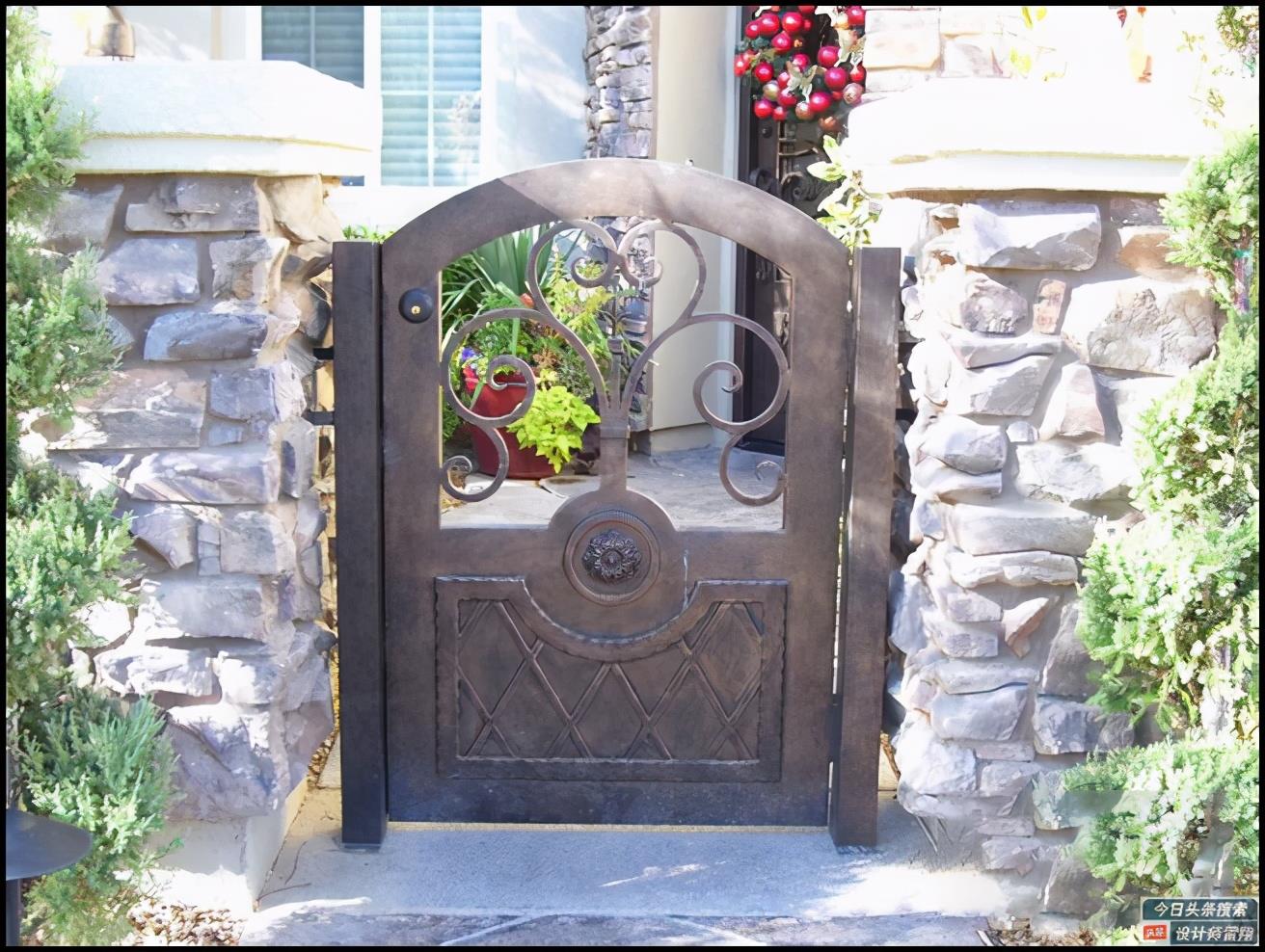 135 creative courtyard gates to share, say goodbye to the sameness and make your yard unique
