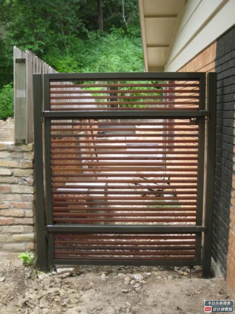 135 creative courtyard gates to share, say goodbye to the sameness and make your yard unique