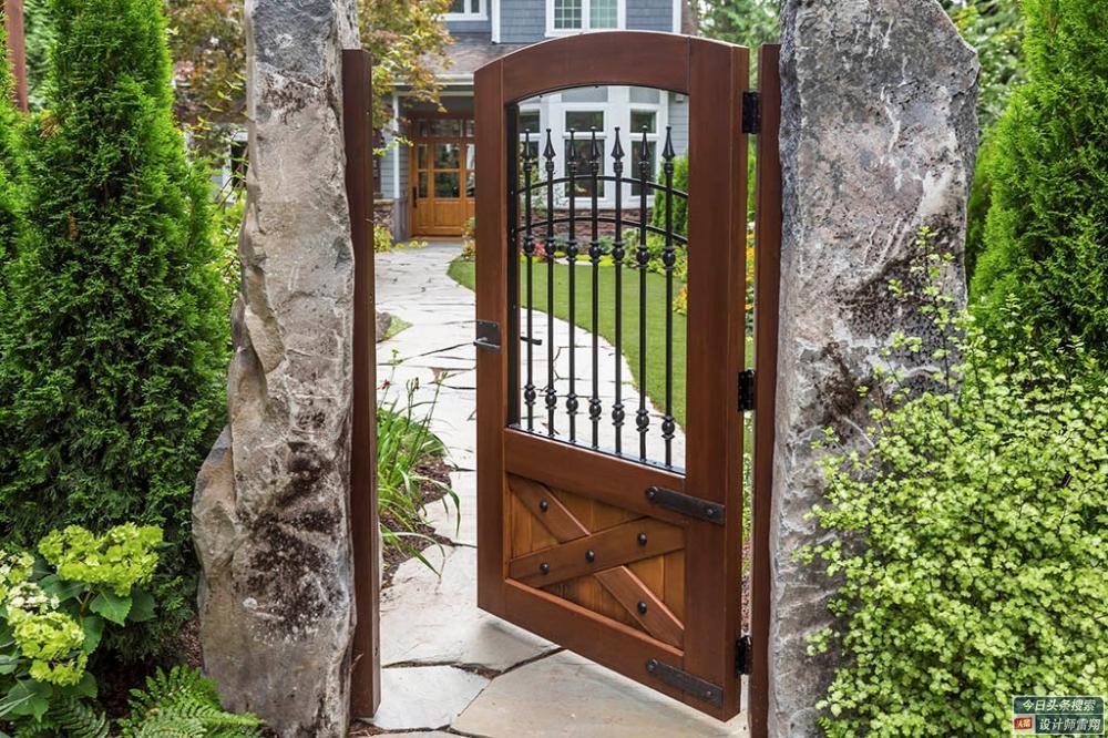 135 creative courtyard gates to share, say goodbye to the sameness and make your yard unique