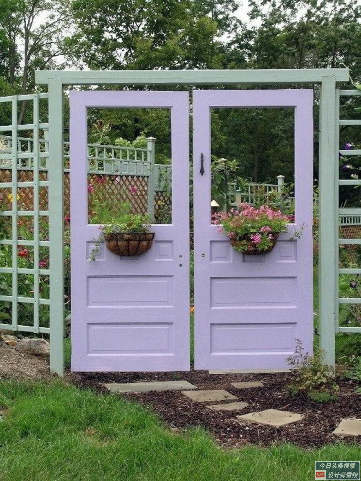 135 creative courtyard gates to share, say goodbye to the sameness and make your yard unique