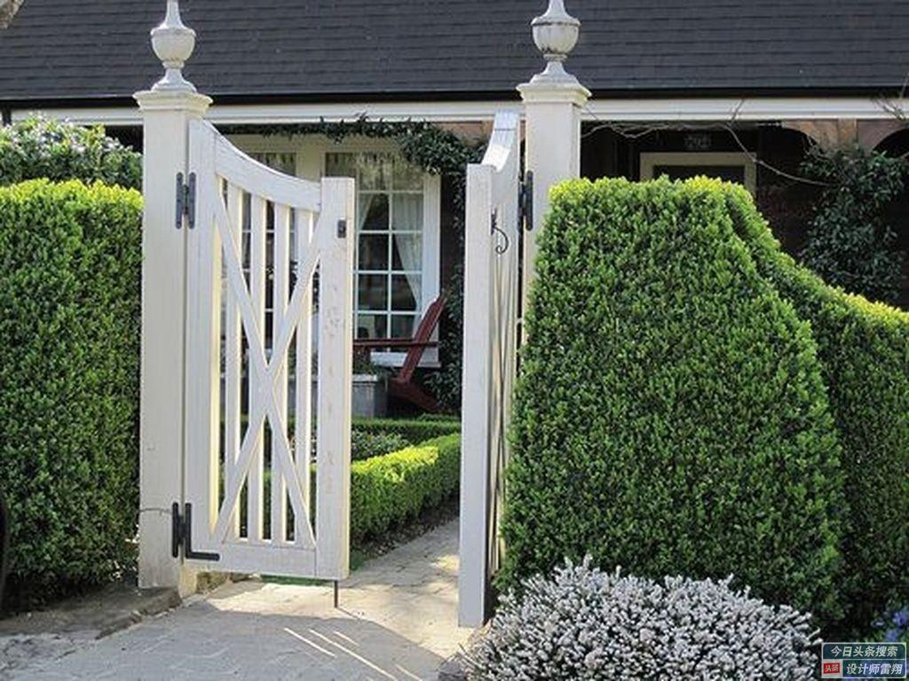 135 creative courtyard gates to share, say goodbye to the sameness and make your yard unique