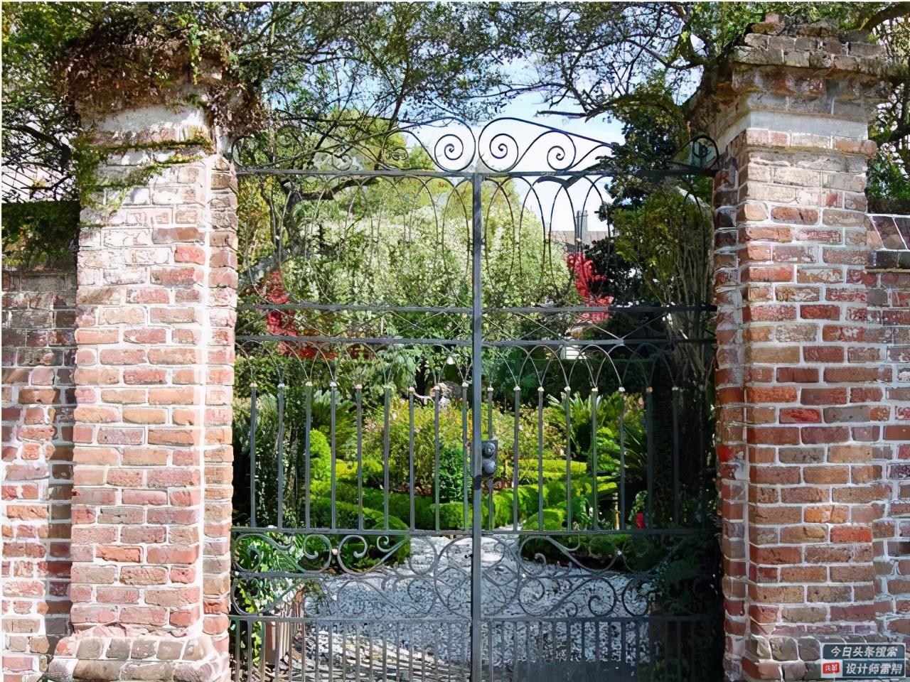 135 creative courtyard gates to share, say goodbye to the sameness and make your yard unique