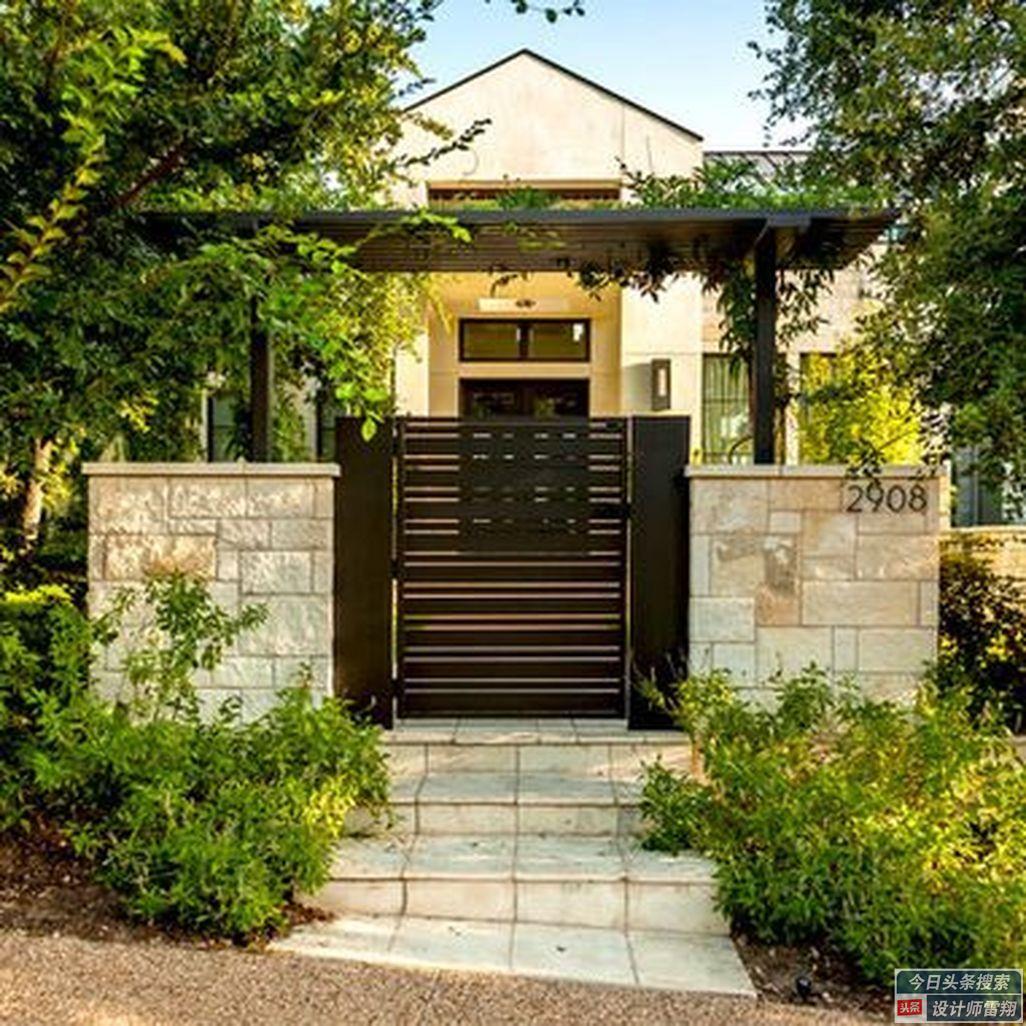 135 creative courtyard gates to share, say goodbye to the sameness and make your yard unique