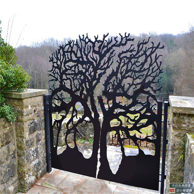 135 creative courtyard gates to share, say goodbye to the sameness and make your yard unique