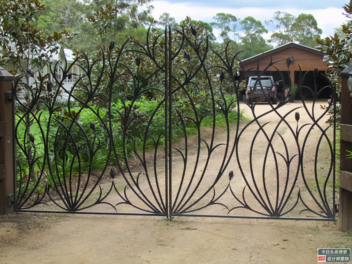 135 creative courtyard gates to share, say goodbye to the sameness and make your yard unique