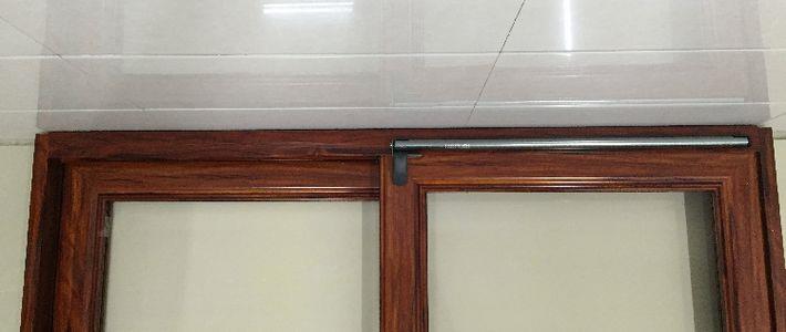 Practical new gadget, semi-automatic (manual) sliding door exterior pneumatic door closer