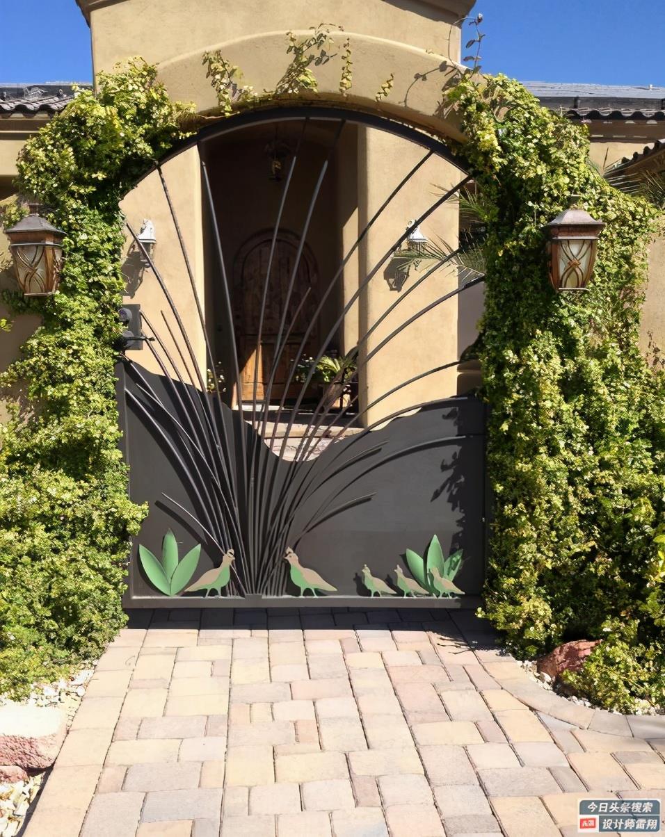 135 creative courtyard gates to share, say goodbye to the sameness and make your yard unique