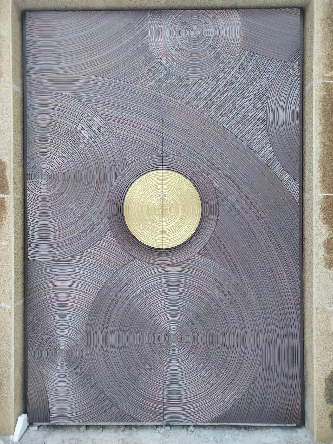 cast aluminum door